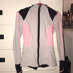 Lulu lemon zip up color block hoodie